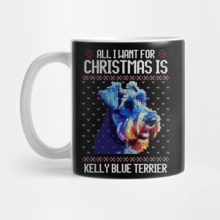 All I Want for Christmas is Kerry Blue Terrier - Christmas Gift for Dog Lover Mug